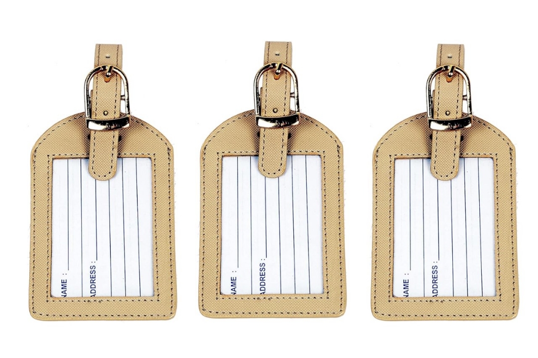Sukeshcraft Luggage Tags Suitcase Tag Travel Bag Labels 3 Pcs. view 2
