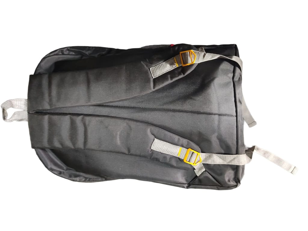 Black and Red Polyester Casual Messenger Sling Bag with Adjustable Strap view 2