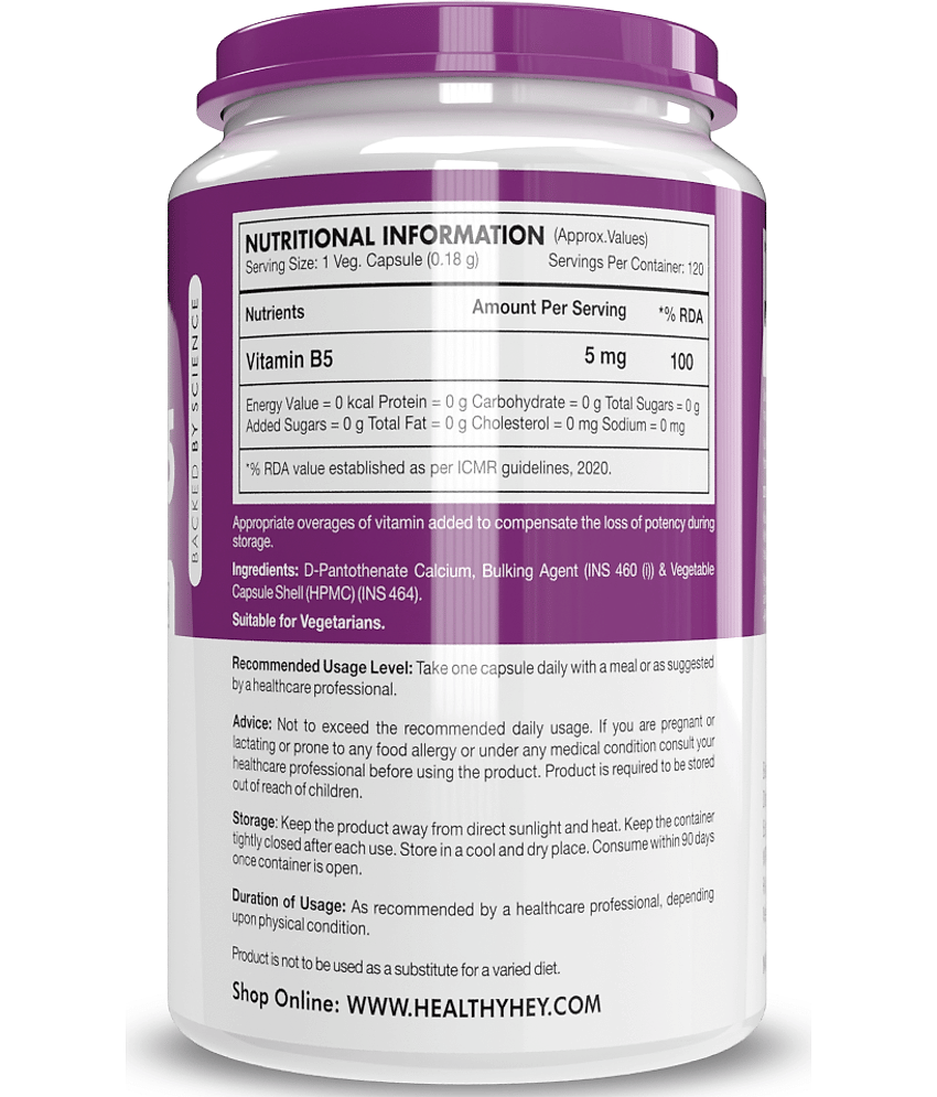 HEALTHYHEY NUTRITION Special Supplement Capsule 5 mg ( Pack of 1 ) view 2