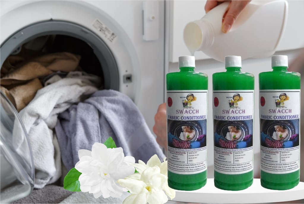 Swacch Fabric Conditioner (1 Litre) (Pack of 3) Mogra view 2