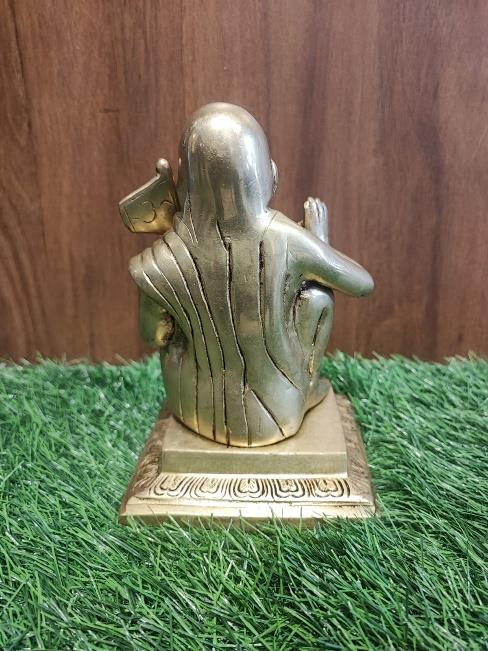 BRASS SHANKARACHARYA STATUE view 2