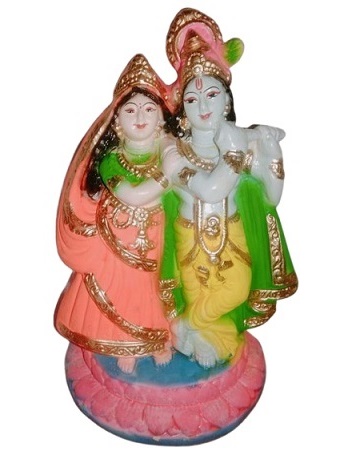 Lucky Radha Krishna Idol (11 Inch) view 2