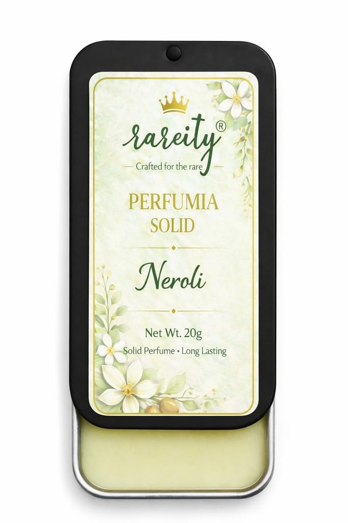Rareity Perfume Solid Perfume Combo Pack of 3 (Neroli, Patchouli & Vetiver) | Pocket Solid Fragrance Balm | Long Lasting Aroma | Travel Friendly | 20g Each view 2