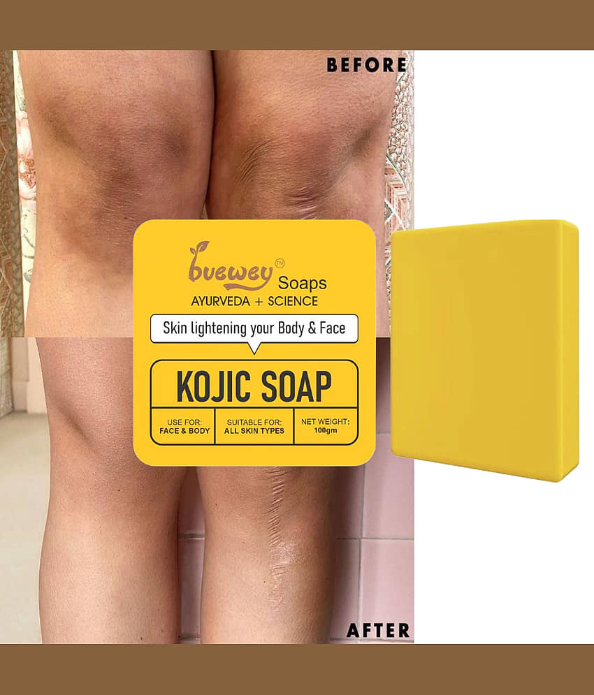 BUEWEY Beauty Kojic Acid Soap with Niacinamide Soap for All Skin Type ( Pack of 1 )