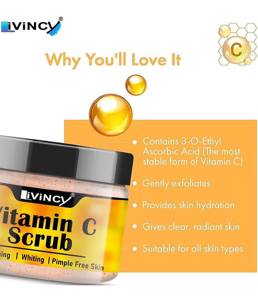LIVINCY Oil Control Scrub & Exfoliators For Men & Women ( Pack of 1 ) view 2