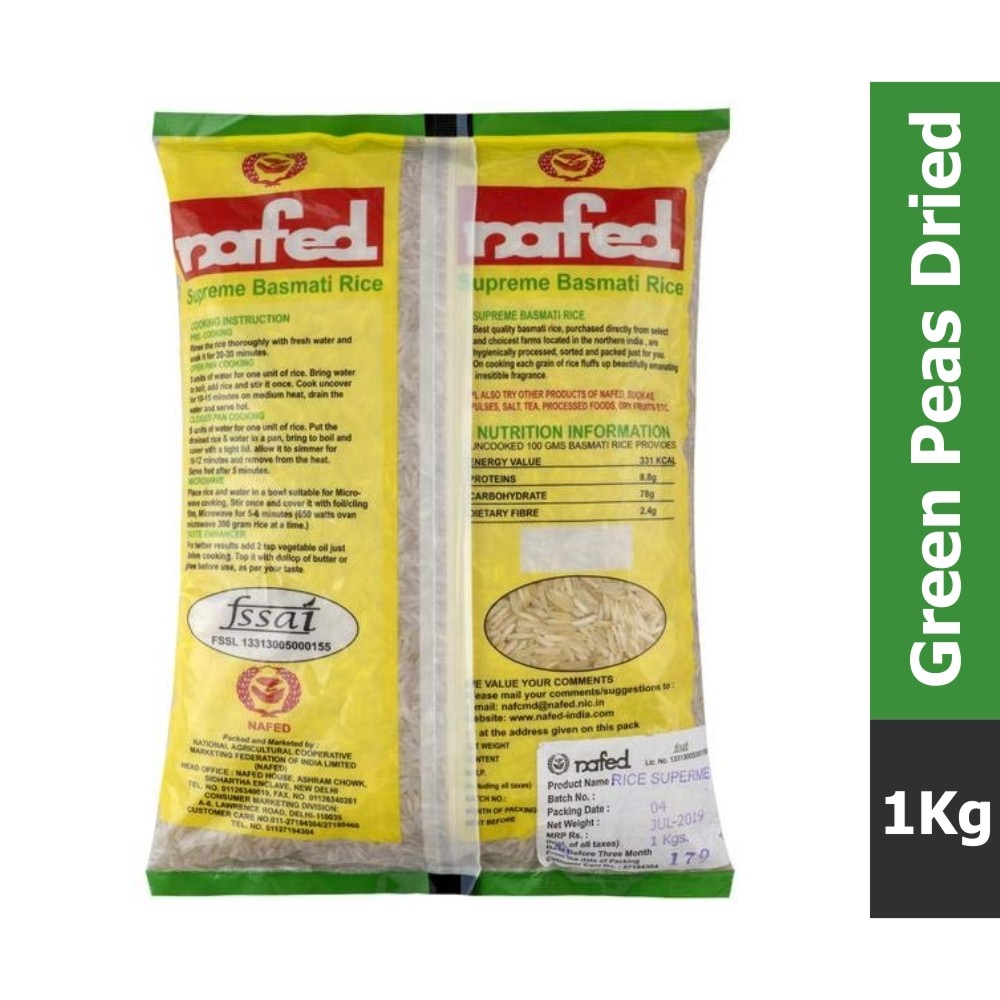 NAFED Supreme Basmati Rice – 1 kg view 2