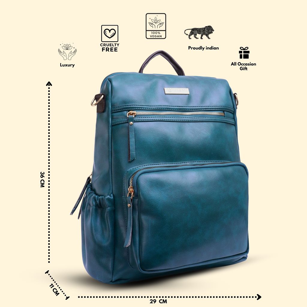 VISMIINTREND Women Bags | Stylish College Backpack | Backpack for Office Use | Travel Backpack | Vegan Leather | Waterproof | Laptop Backpack view 2