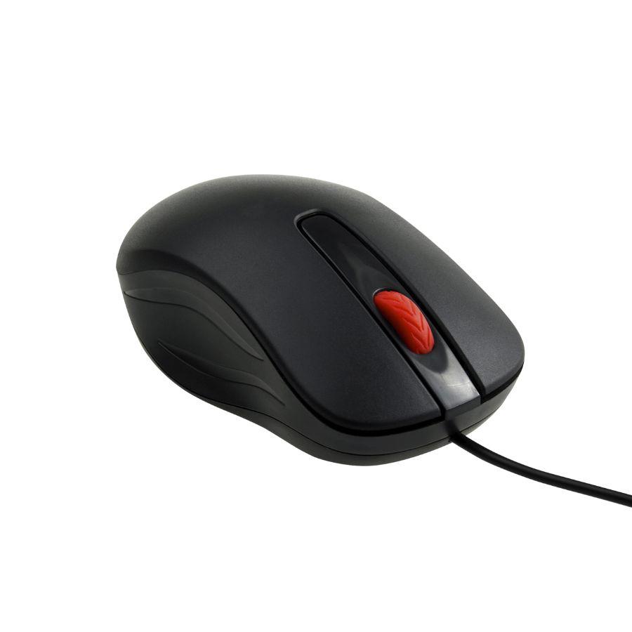 HAMMOK| NOVA | 3-Button Wired USB Mouse | 1000DPI | Compatible with Windows Computer, PC, Laptop, Desktop, Notebook | Black view 2