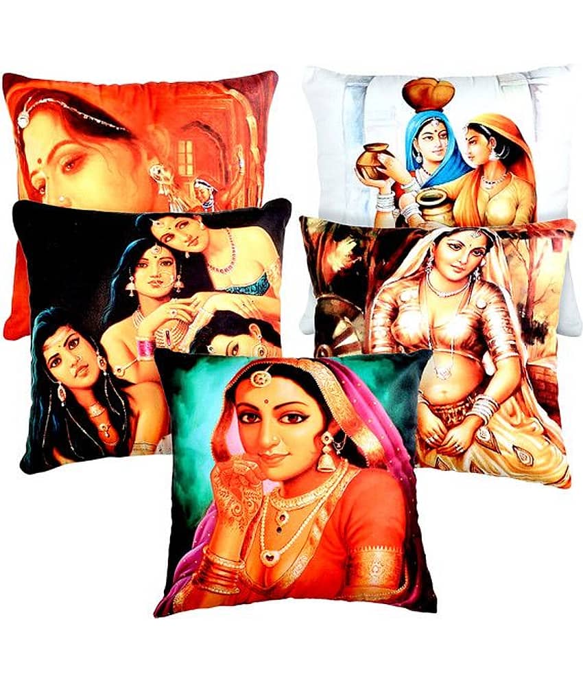 BELLA TRUE - Set of 5 Cushion Covers Abstract Themed view 2