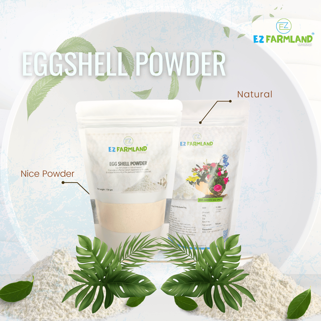 Ez Farmland Eggshell Powder 750 g Pack / Fertilizer /Calcium Supplement /Potting Mix view 2
