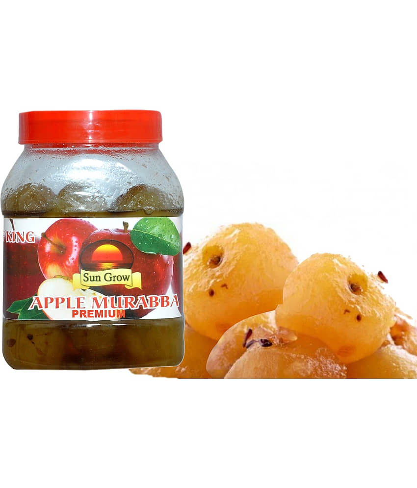 Sun Grow Home Made Premium Organic Sweet Apple Murabba of Kashmire Apples Pickle 1 kg view 2