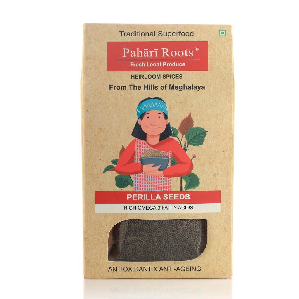 Pahari Roots Perilla Seeds from Meghalaya (High in Omega 3 | Superior to Chia & Flax Seeds) view 2