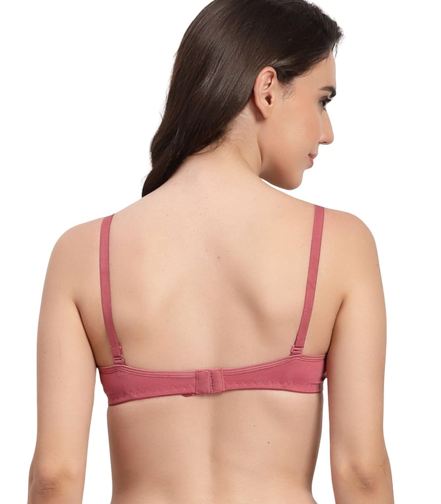 ADORNSTAR Women's Cotton Light Padded Full Coverage Bra view 2