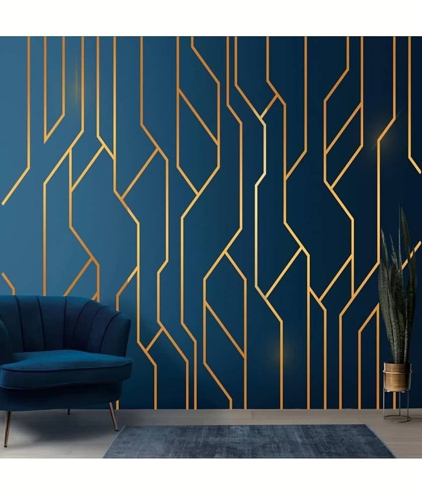 Sekhmet Tile Gap Foil Line Tape – 1CM x 50M (Gold) Self-Adhesive Seam Sticker for Wall, Cabinet, Kitchen, Floor – Waterproof, Decorative, Peel & Stick Mirror Finish Tape view 2