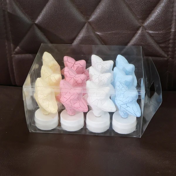 Star Shape Decorative LED Tealight Candles (12 Pcs) view 2