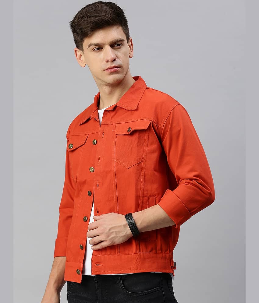 VOXATI Denim Men's Denim Jacket - Olive ( Pack of 1 ) view 2