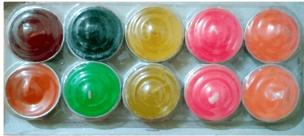 Tea Light Candle Color view 2