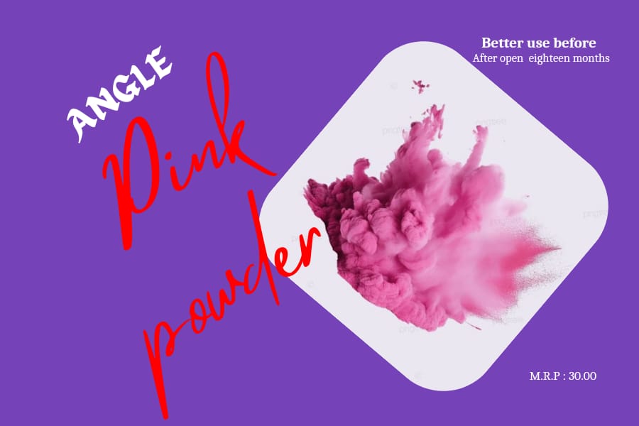Angle Pink Powder