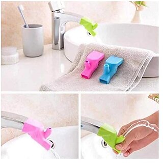 High Elastic Water Faucet Extending Tool Dual Purpose Silicone Gel Water Tap Extension Sink Washing Device (2 Pcs) view 2
