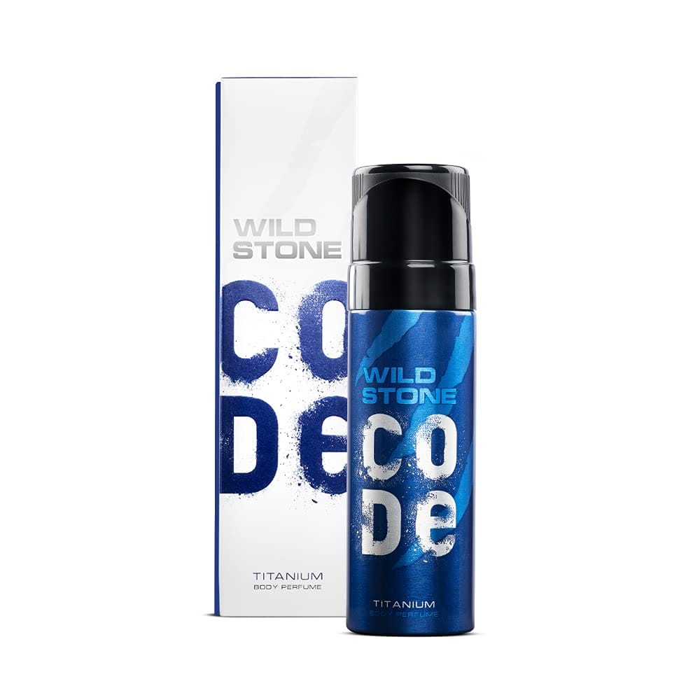 Wild Stone Code Titanium Body Perfume for Men | 120ml