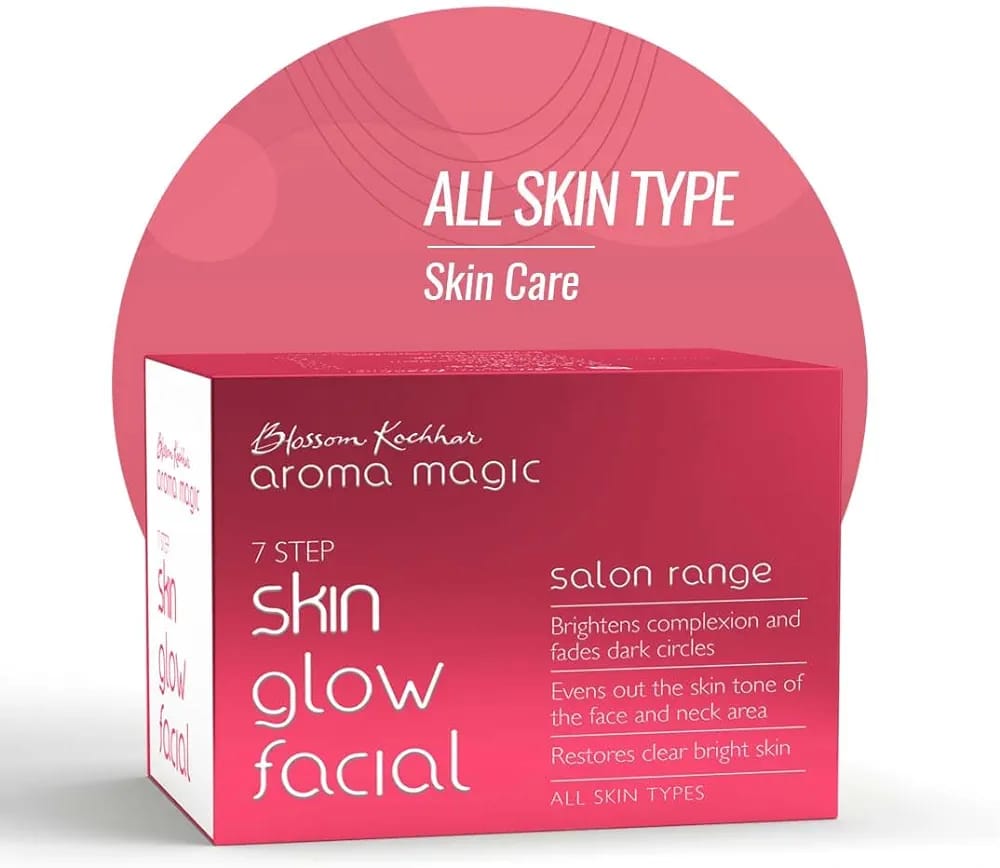Aroma Magic 7 Step Skin Glow Facial Kit Salon Range (All Skin Types) (13ml+25gm) view 2