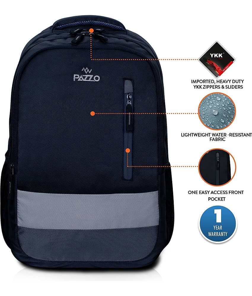 PAZZO 40 Ltrs Grey Backpack view 2