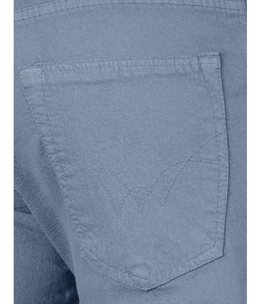 JB JUST BLACK Regular Fit Cuffed Hem Men's Jeans - Grey ( Pack of 1 ) view 2