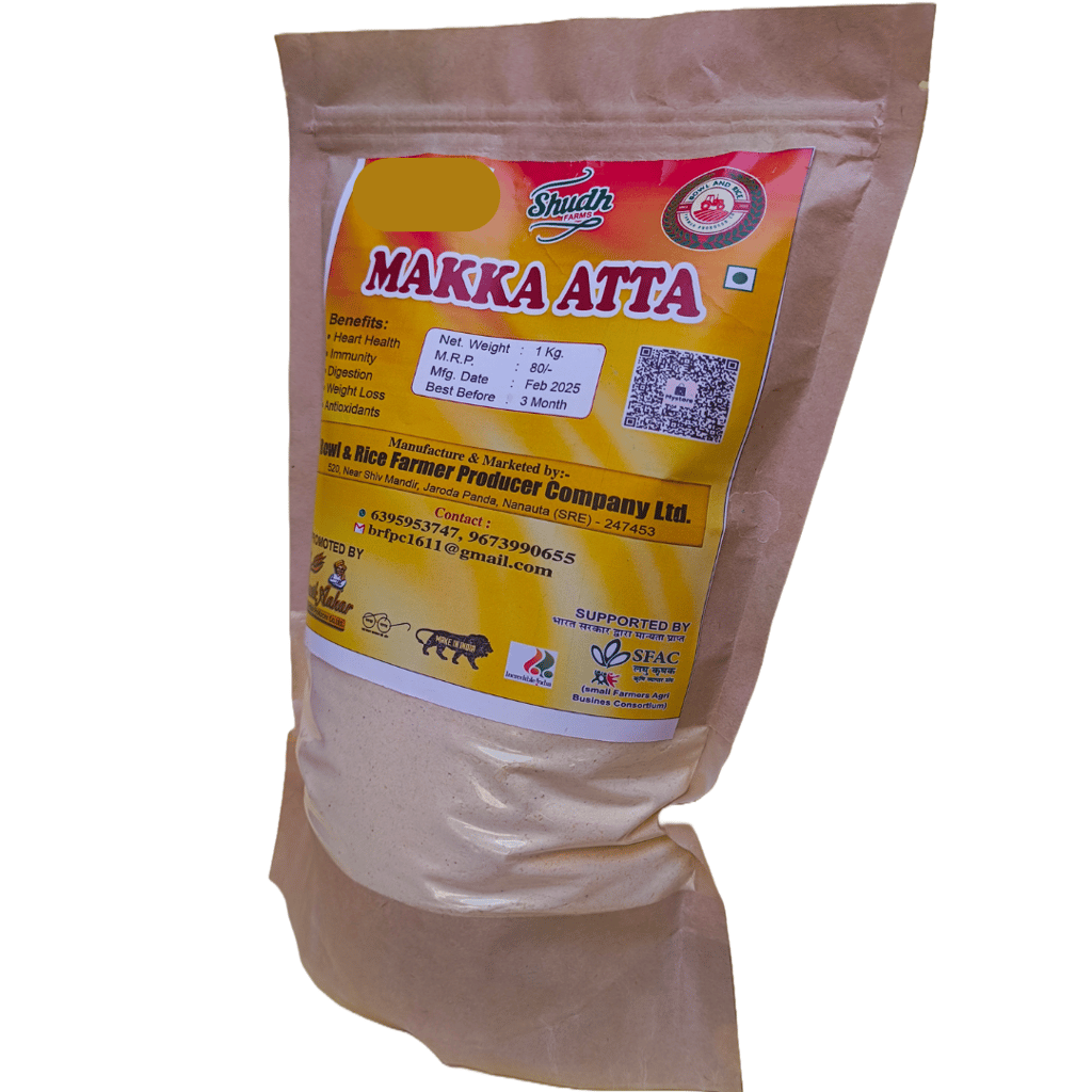 Buy Shudh Makka Atta Online - 1 Kg, Immunity, Heart Health, Digestion, Weight Loss, Antioxidants view 2