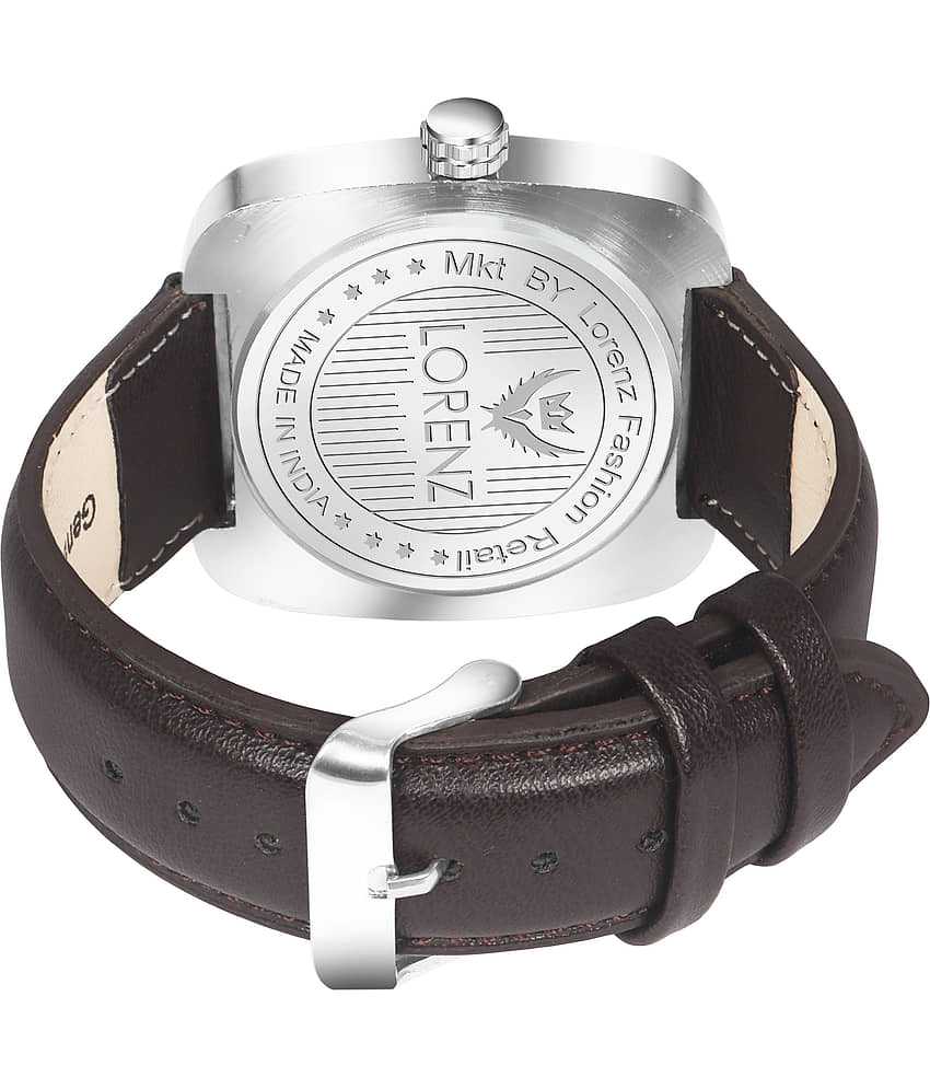 Lorenz Brown Leather Analog Men's Watch view 2