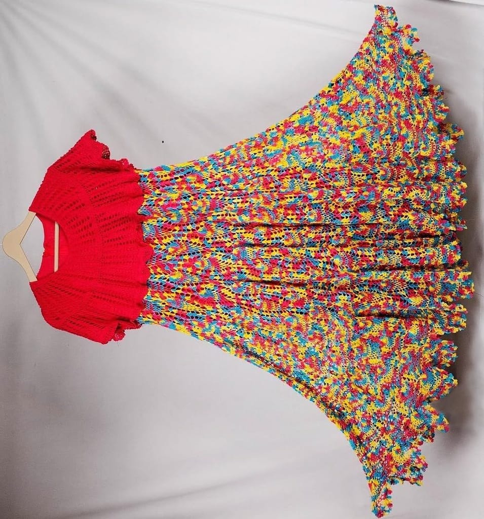 Lace work multicolor middie view 2