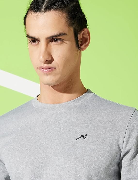 Symbol Polyester Men Crew Neck Sports Sweatshirt (Regular Fit) view 2