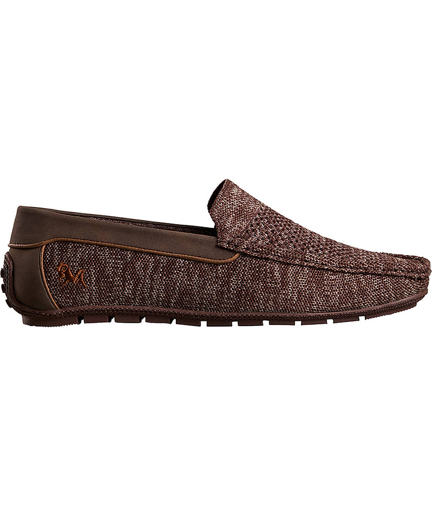 Neemans The Weave Loafers Brown Men's Slip on Shoes view 2