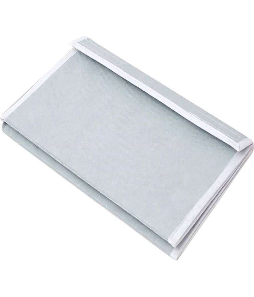 Sh Nasima Stackable Non Woven Shirt Organizer with Cover Lid- (Grey) - Pack of 2 view 2