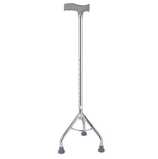 Height adjustable Walking Stick With 3 legs for elderly - Tripod - ASSORTED