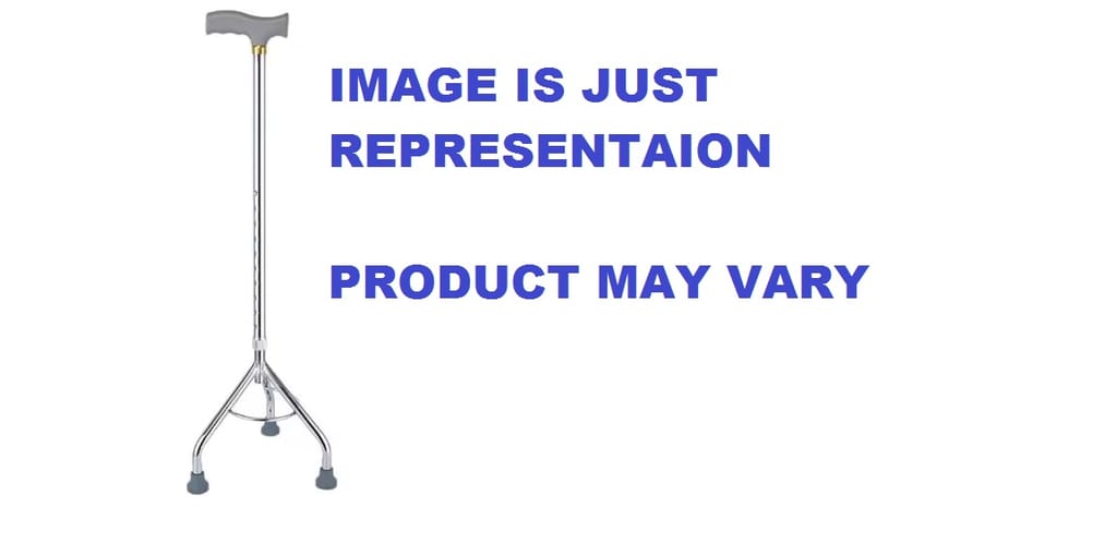 Height adjustable Walking Stick With 3 legs for elderly - Tripod - ASSORTED view 2
