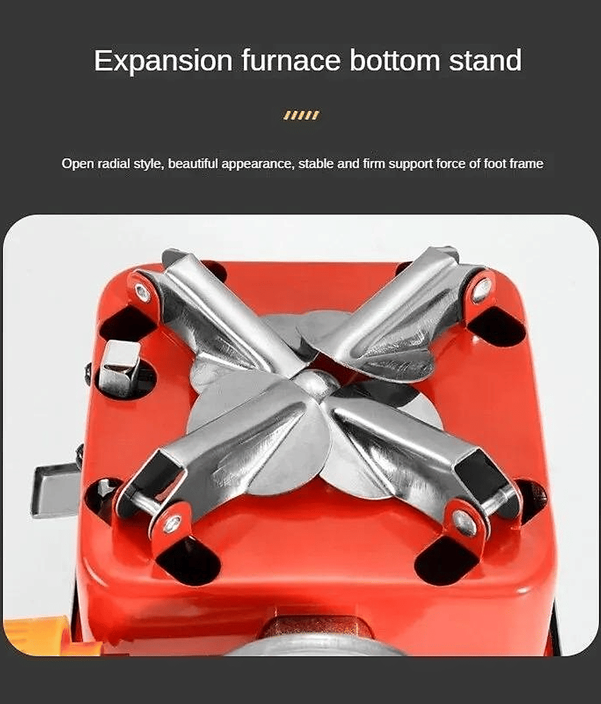 Foldable Outdoor Gas Stove – Portable Stainless Steel Burner for Camping & Travel view 2
