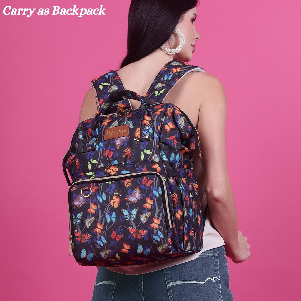 VISMIINTREND Diaper Backpack for Mother | Water Resistant | Anti Theft | Maternity Travel Backpack | Baby Shower Gift for | Girl | Boy view 2