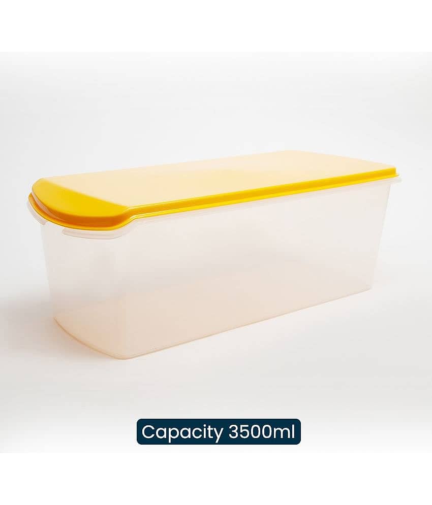 Generic - Bread Box Container Plastic Red Food Container ( Set of 1 ) view 2
