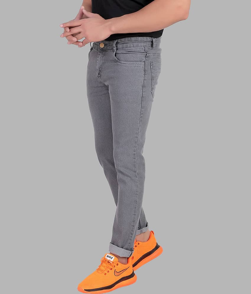 RAGZO Slim Fit Basic Men's Jeans - Grey ( Pack of 1 ) view 2