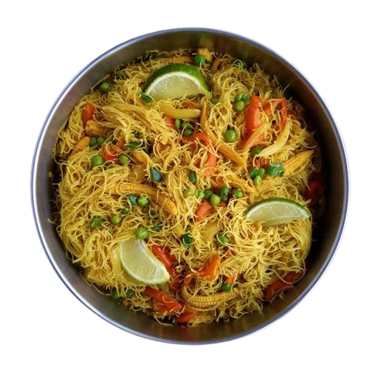 Veg Singapore Noodles Half