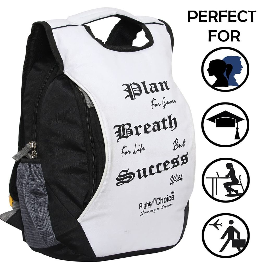 RIGHT CHOICE Backpack daily use unisex typography college bag daily use (2080) view 2