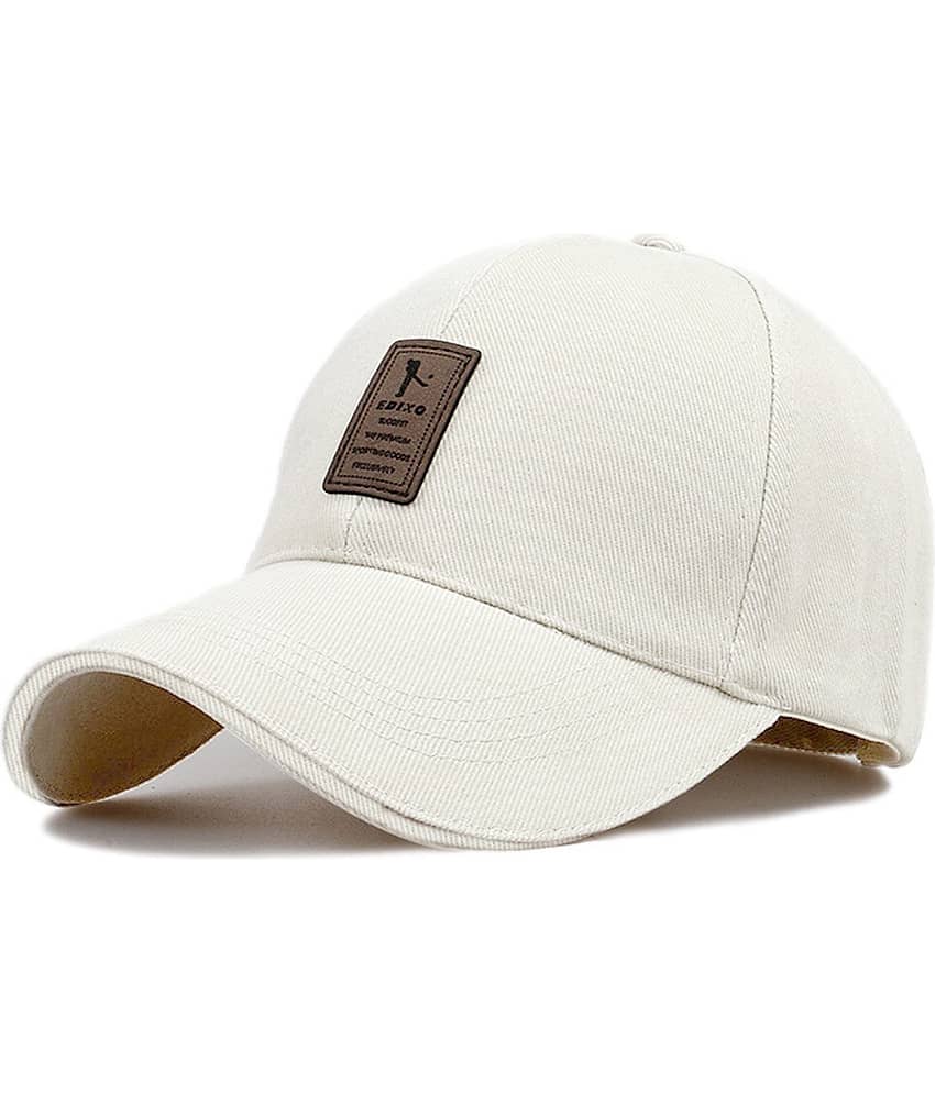 Bolax Pack of 1 cotton Men's Cap ( White ) view 2