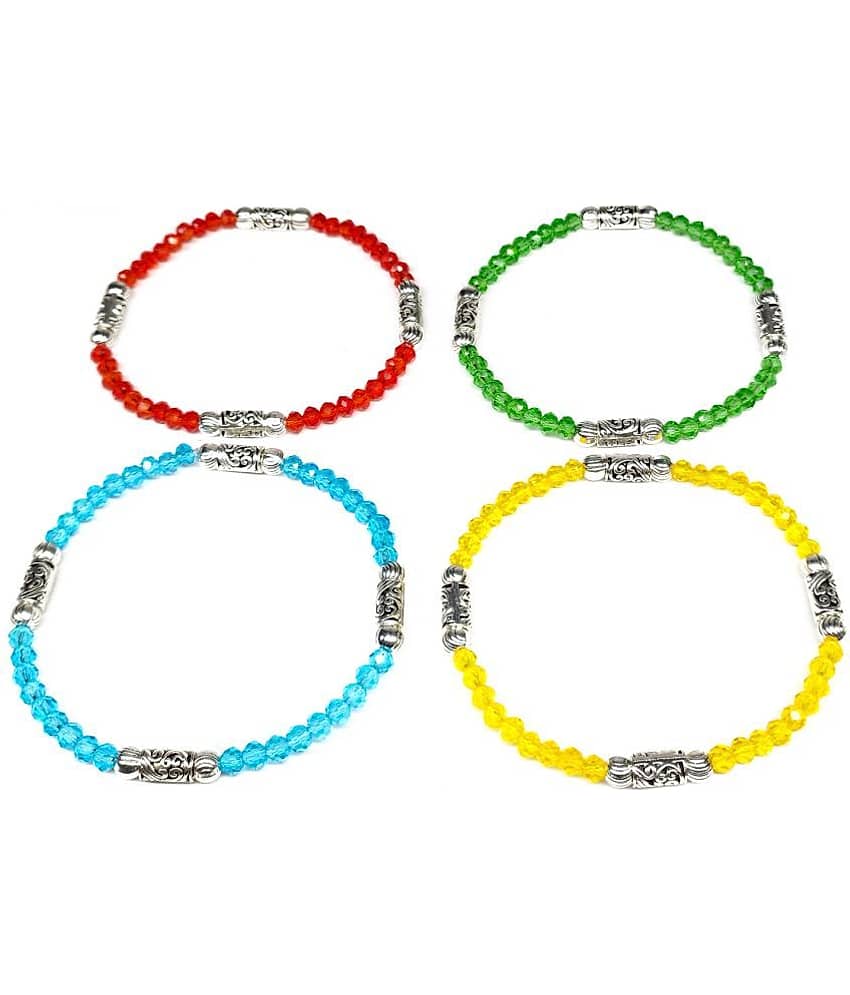 DAIVYA WELLNESS - Multicolor Bracelet ( Pack of 4 ) view 2