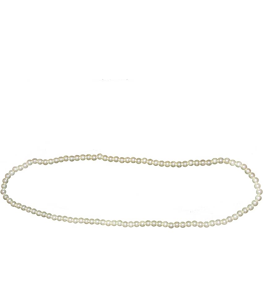 White Pearl Mala For Boys & Girls, Mythological Costume Accessories Pack of 6 view 2