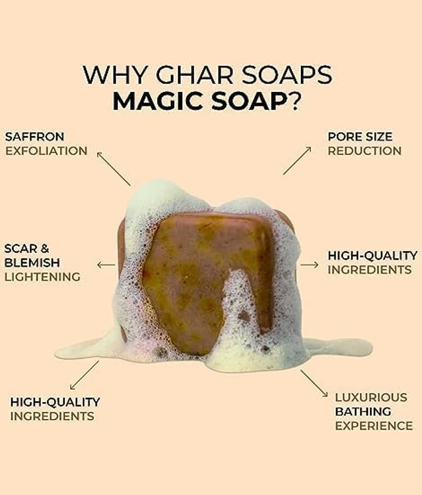 Treszo Beauty Gharr Magic Soap for tan removal Soap for All Skin Type ( Pack of 3 ) view 2
