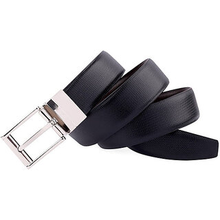 MCS Men Black, Brown Artificial Leather Belt view 2