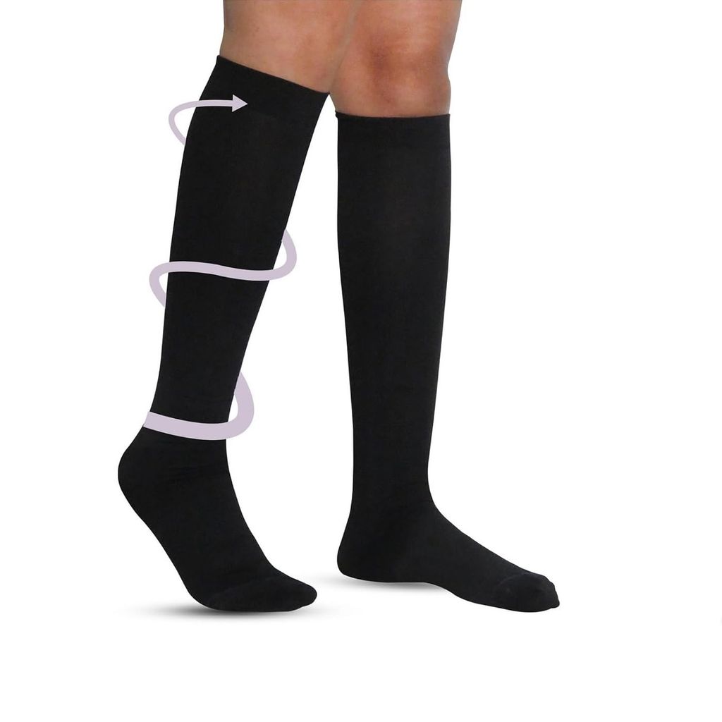 EZYFIT Medical Grade Travel Flight Socks | Graduated Compression 18-21 mmHg | For Men and Women view 2