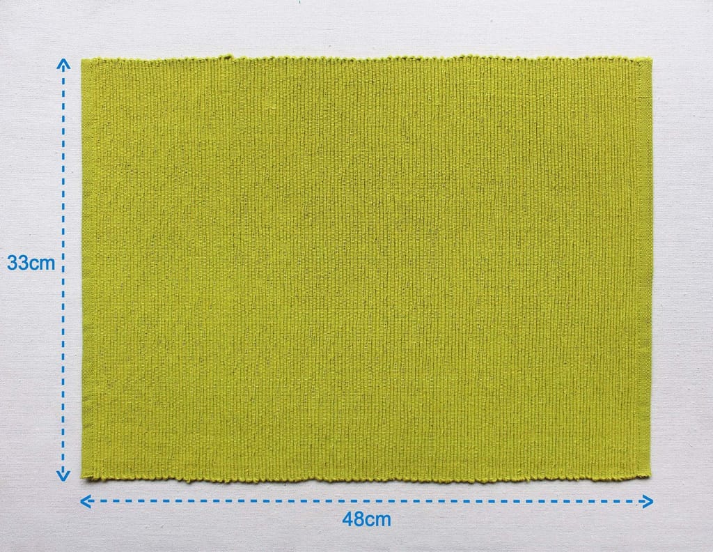 Airwill ? Cotton Dining Table Placemats (Light Green, Pack of 4) view 2