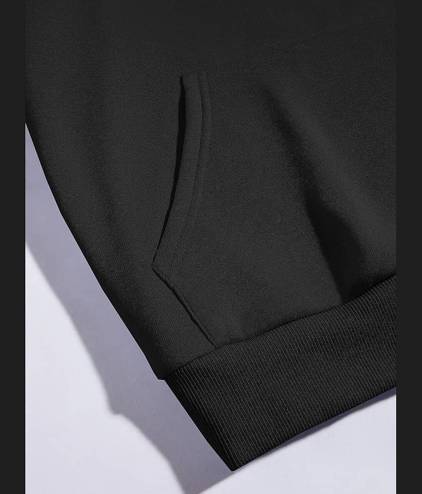 Comio Cotton Blend Hooded Men's Sweatshirt - Black ( Pack of 1 ) view 2