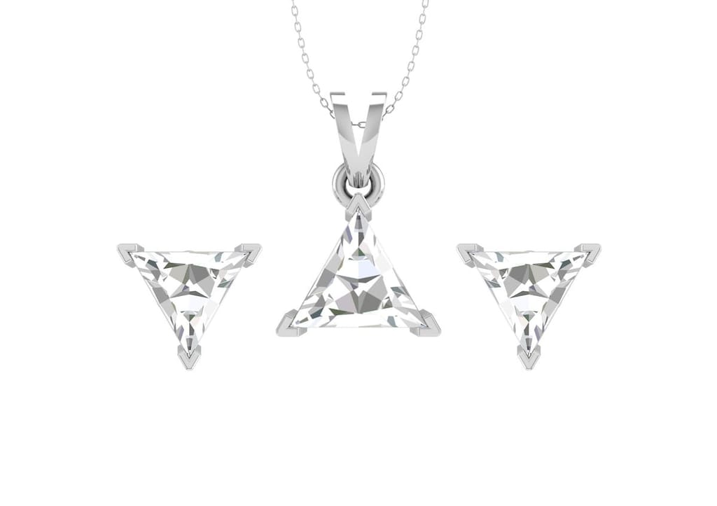 Timeless Triangle Solitaire Set view 2